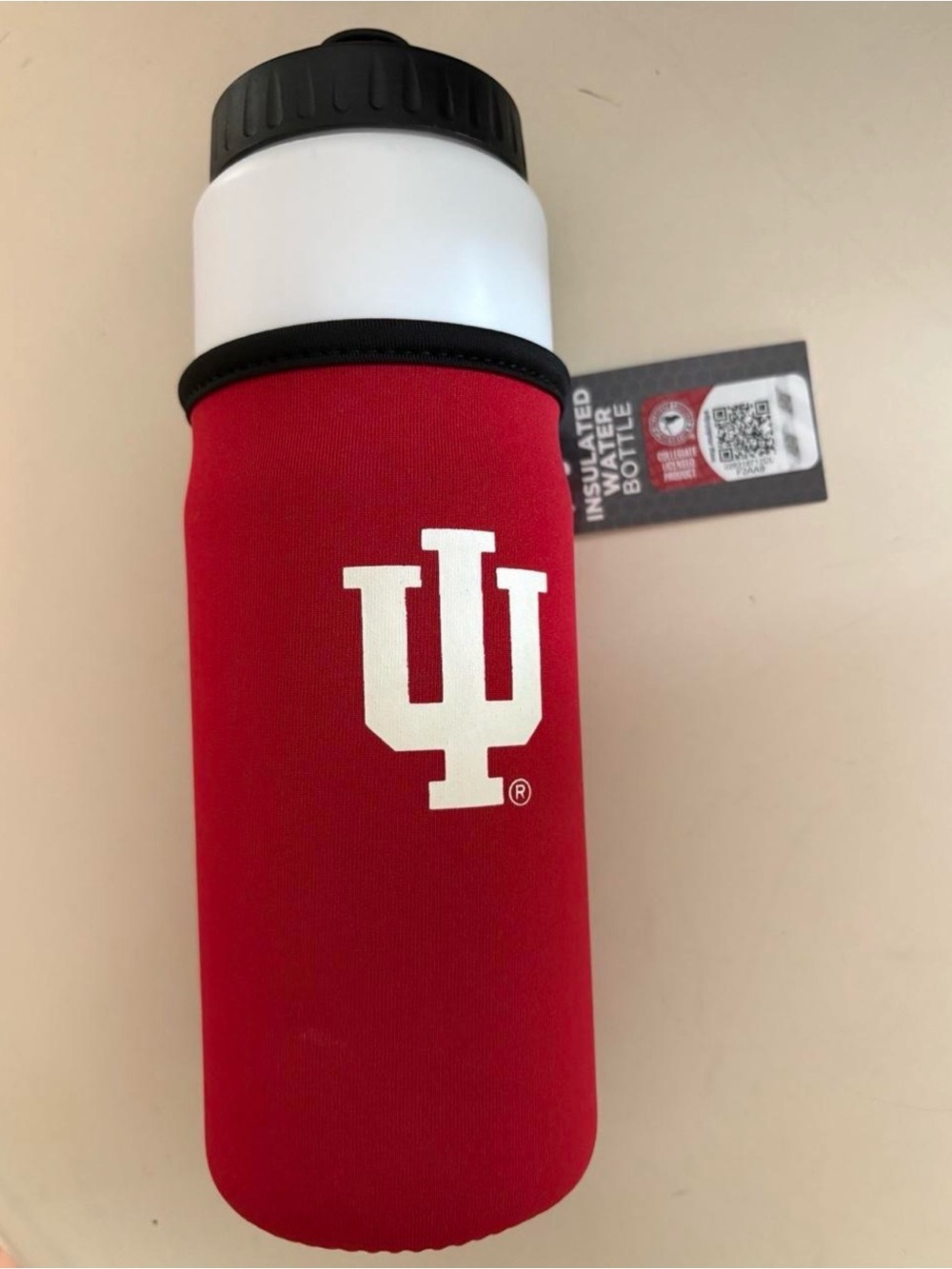 IPG Team Sports Indiana University Hoosiers Insulated 20 oz. Water Bottle NCAA